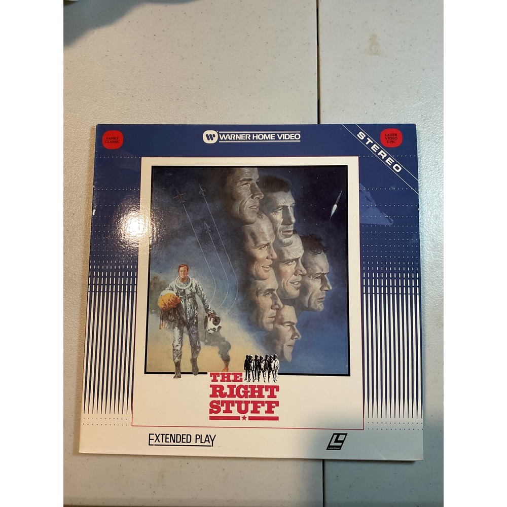The Right‎ Stuff Warner Home Video Laserdisc Extended Play
